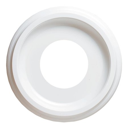 WESTINGHOUSE Ceiling Medallion 9.75In Smooth Molded Plastic White Finish 7703700